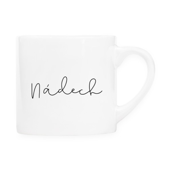 Hrnek espresso (Lungo) s potiskem Nádech - Výdech 